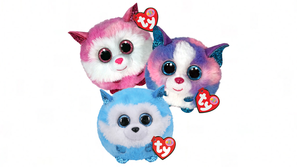 【まめた】星座とユニコーン(パープル/ピンク/ターコイズブルー) 6点 HUSKY BUNDLE BEANIE BALLS | The Toy Insider