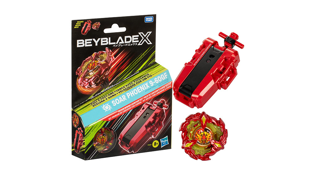 BEYBLADE X SOAR PHOENIX 9-60GF DELUXE STRING LAUNCHER SET The Toy Insider