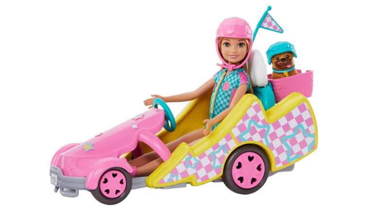 BARBIE STACIE RACER DOLL WITH GO-KART TOY CAR - The Toy Insider