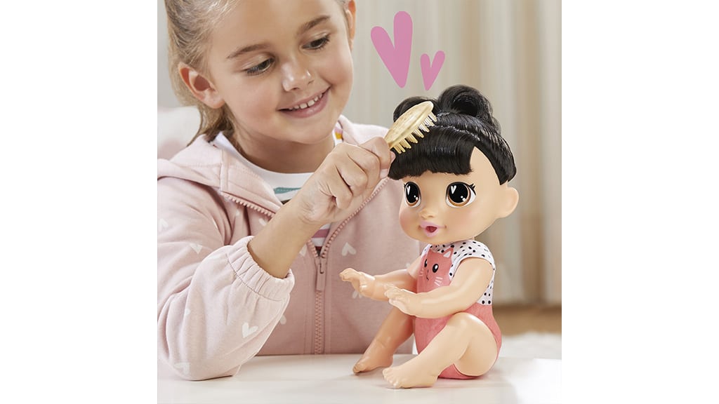 Realistic Baby Doll Crawl 'n Play Katie Kat Electronic Crawling