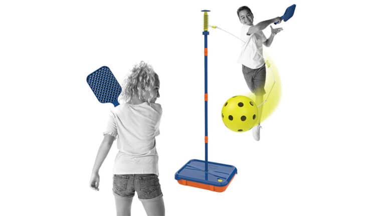 Swingball Pickleball All Surface - Set Complet Avec Pagaies Et Poteau Réglable