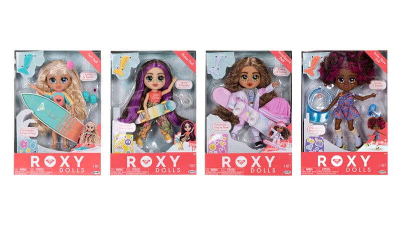 Skate, Surf, and Slide with the New Sporty & Stylish Roxy Dolls | The ...