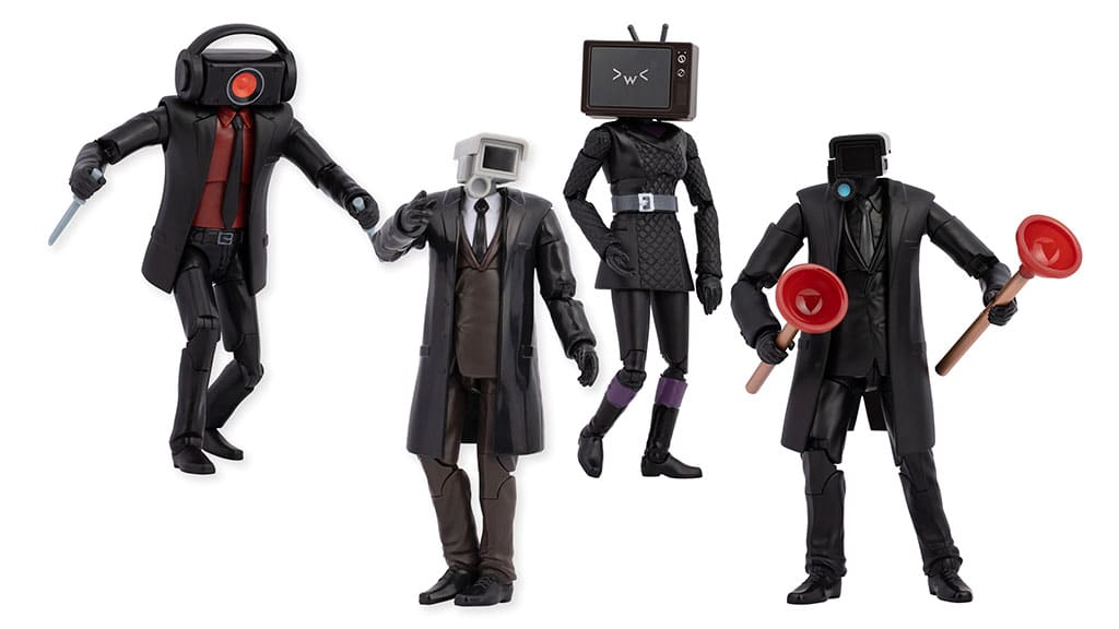 SKIBIDI TOILET 6-INCH DELUXE ACTION FIGURES | The Toy Insider