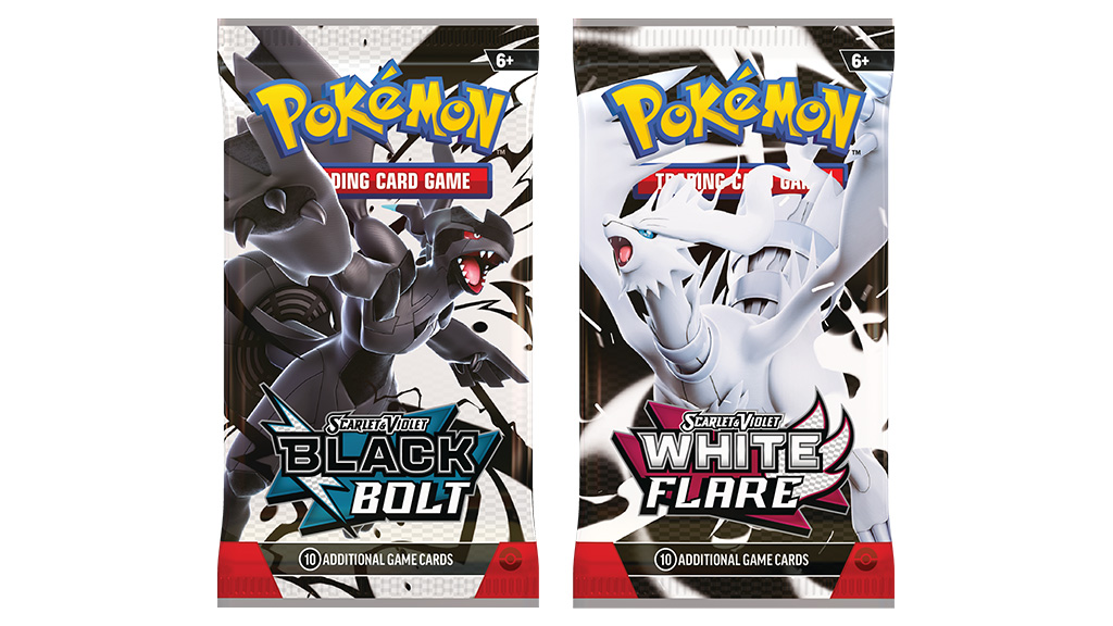 ポケモンカードゲーム NEW 40PACKS Black Bolt White Flare Pokémon Scarlet & Violet Black Bolt White Flare TCG Expansion