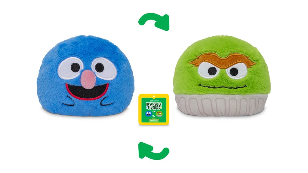 Sesame Street' Pals Join TeeTurtle's Reversible Plush and