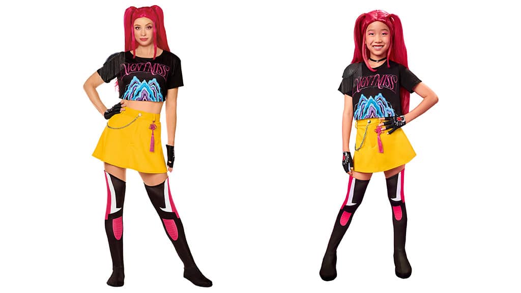 Anime Kpop Demon Hunter Cosplay Full Suit For Kids Girls