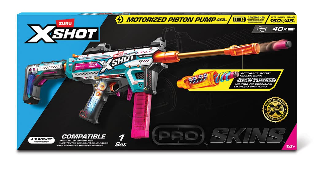XSHOT PRO MOTORIZED PISTON PUMP AEB | The Toy Insider