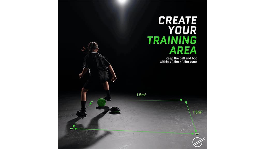 Kids create a play zone with the four included discs. | Source: Golden Bear Toys