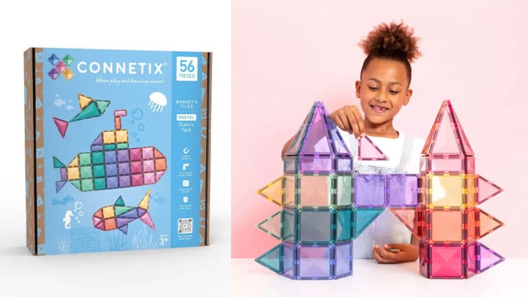 Connetix Rode CONNETIX 56-PIECE PASTEL CLASSIC PACK | The Toy Insider