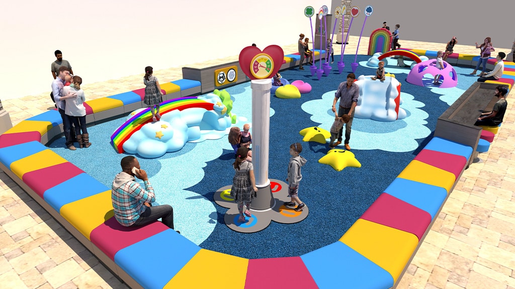 This Care Bears Play Area Recreates the Wonders of Care-A-Lot 