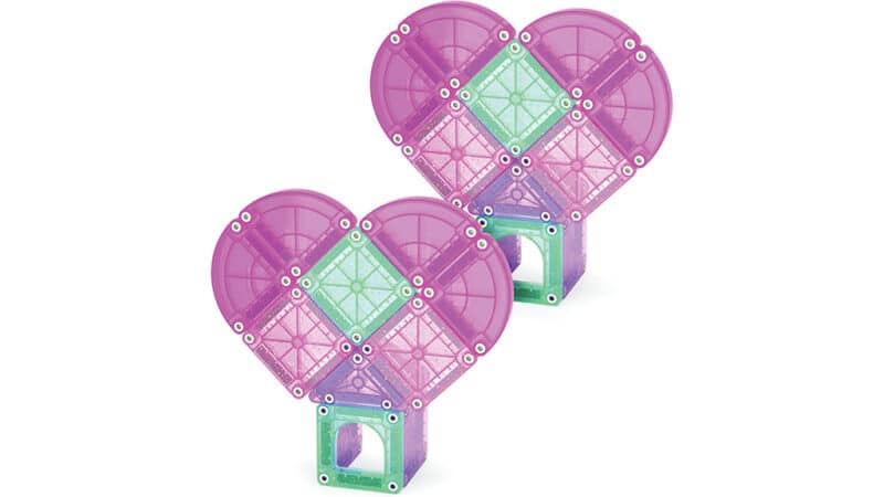 microMAGS 26-Piece Heart to Heart Travel Set Review | The Toy Insider