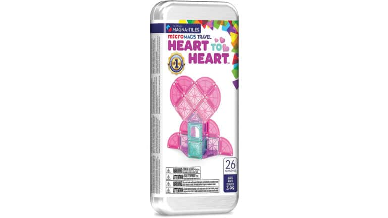 microMAGS 26-Piece Heart to Heart Travel Set Review | The Toy Insider