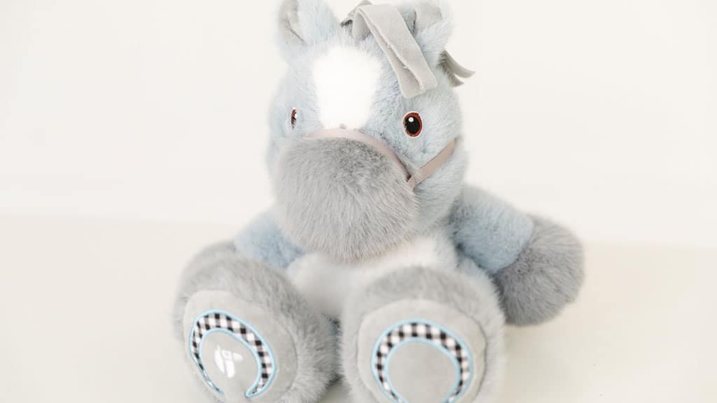 Coccoloni is available in blue, tan, dark brown, and mauve. | Source: Piccoli Horses