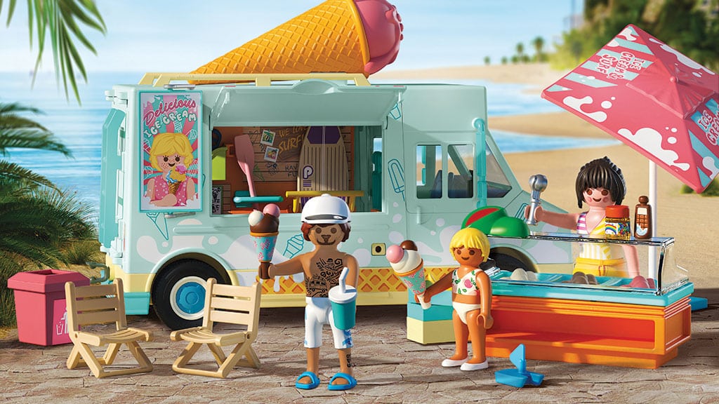 PLAYMOBIL ICE CREAM TRUCK WITH SURF SHOP | The Toy Insider