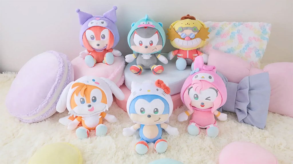 Co-op Cuddles with Sanrio’s Sonic the Hedgehog Plush Crossover