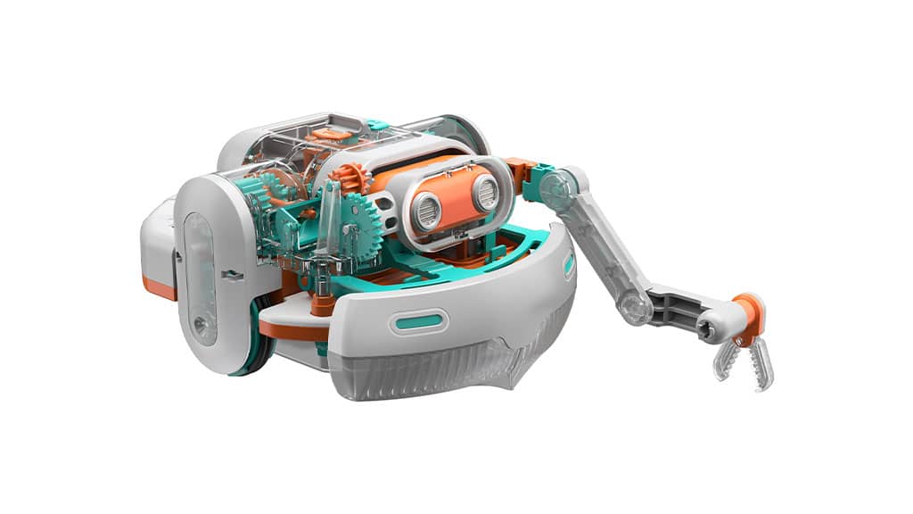 The probe arm helps Dusty trace along the edges of surfaces. | Source: Thames & Kosmos