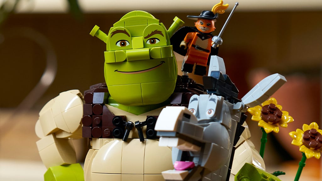 Bring the Swamp to Your Shelf with This LEGO Shrek Set