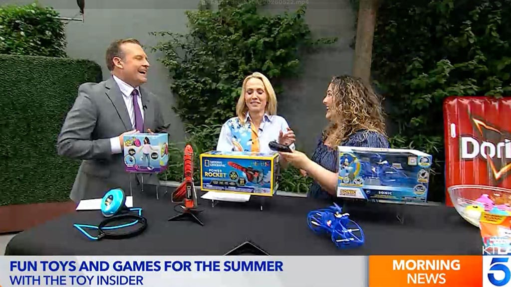 Outdoor Toys for Summer Fun on KTLA Los Angeles