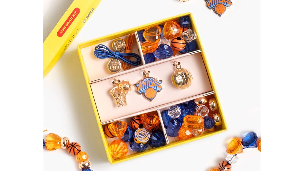 New York Knicks bead set by Super Smalls
