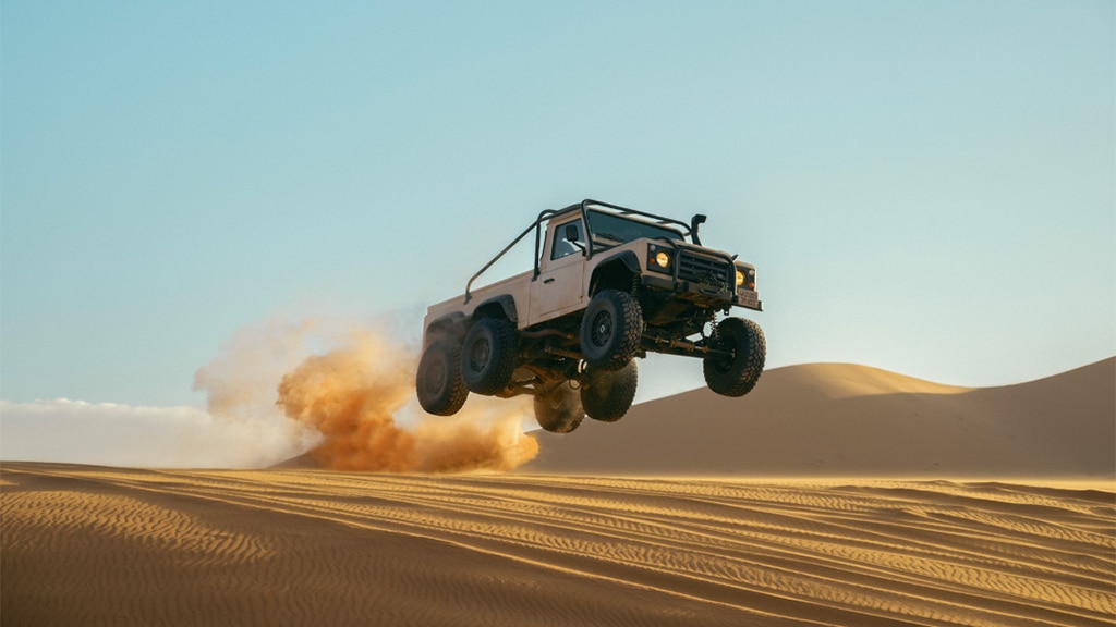 An action scene in “Matchbox The Movie,” premiering October 9, 2026 on Apple TV. | Source: Mattel Studios