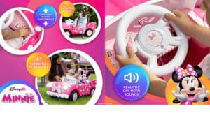 Features of the Minnie Mouse Roadster | Source: Dynacraft